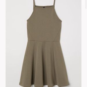 Jersey Dress 👗 Dark khaki green